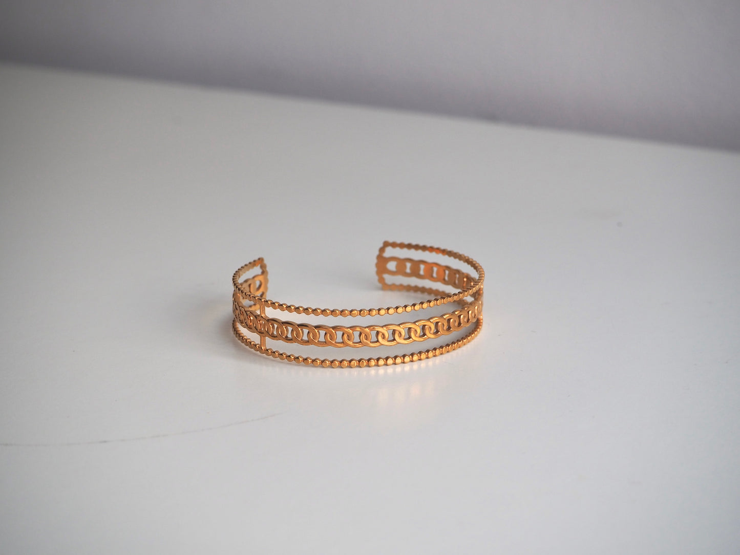 Pulsera triple cadena