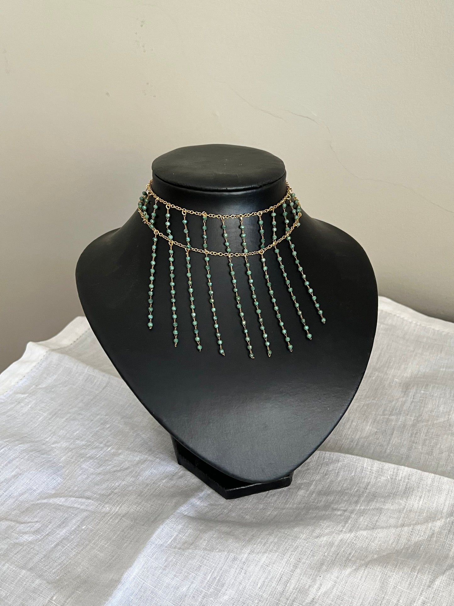 Choker Lluvia Verde