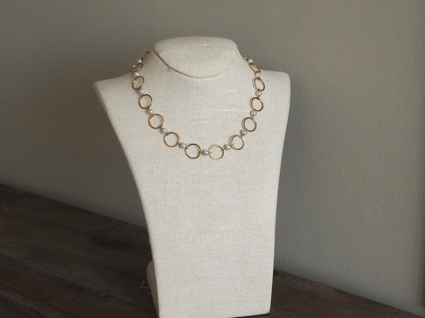 Collar Circulos Perla