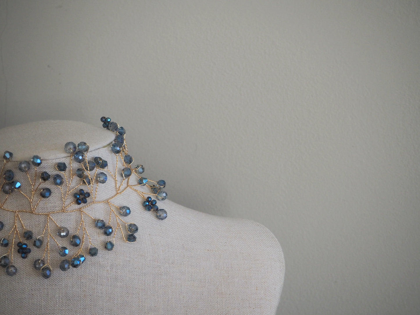 Choker Piedras Azul